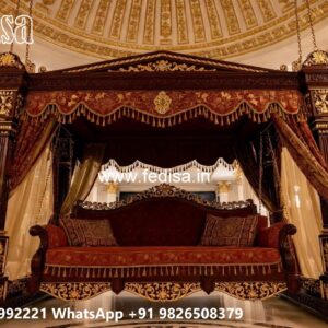 Handcrafted Wood Carving Swing Design with Timeless Style No-2686
