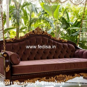 Luxury Wooden Swing Design Ideas for Elegant Home Interiors No-2701