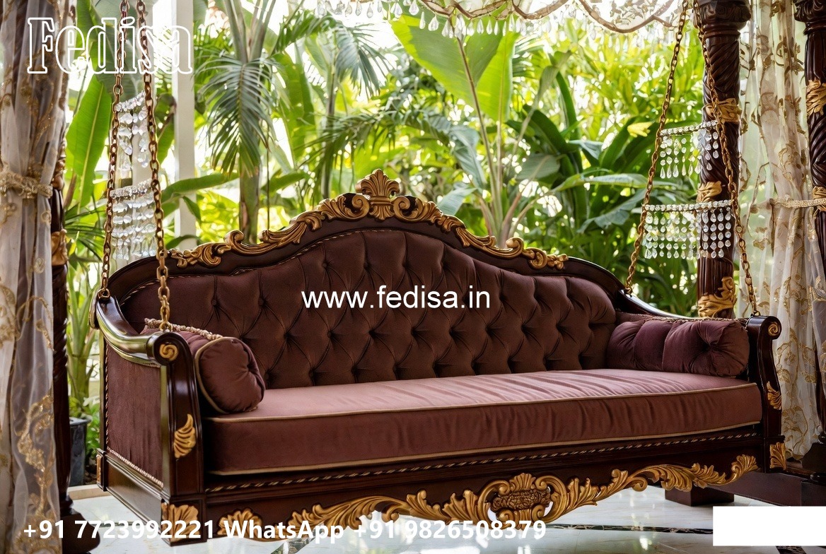 Luxury Wooden Swing Design Ideas for Elegant Home Interiors No-2701