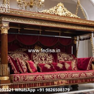 Classic Wooden Swing Design for Luxury Villa Interiors No-2706
