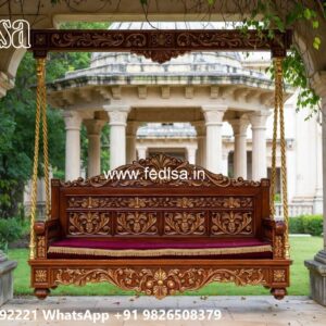 Luxury Teak Wood Swing Design for Elegant Homes No-2717