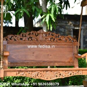 Wooden Swing Design for Traditional South Indian Homes
