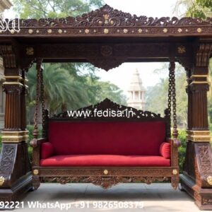 Modern Wooden Swing Design with Sleek Finishing Style