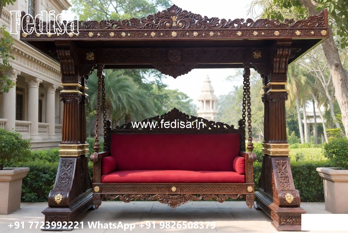 Modern Wooden Swing Design with Sleek Finishing Style