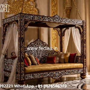 Contemporary Wooden Swing Design for Stylish Living Room
