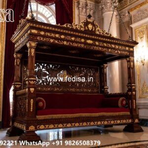 Traditional Wooden Jhula Design for Cultural Home Style