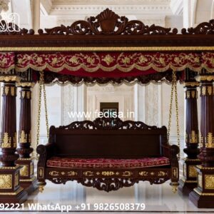 Wooden Swing Design with Royal Heritage Finishing