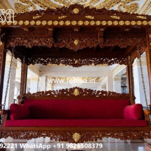 Wooden Swing Design for Elegant Family Sitting Space No-2793