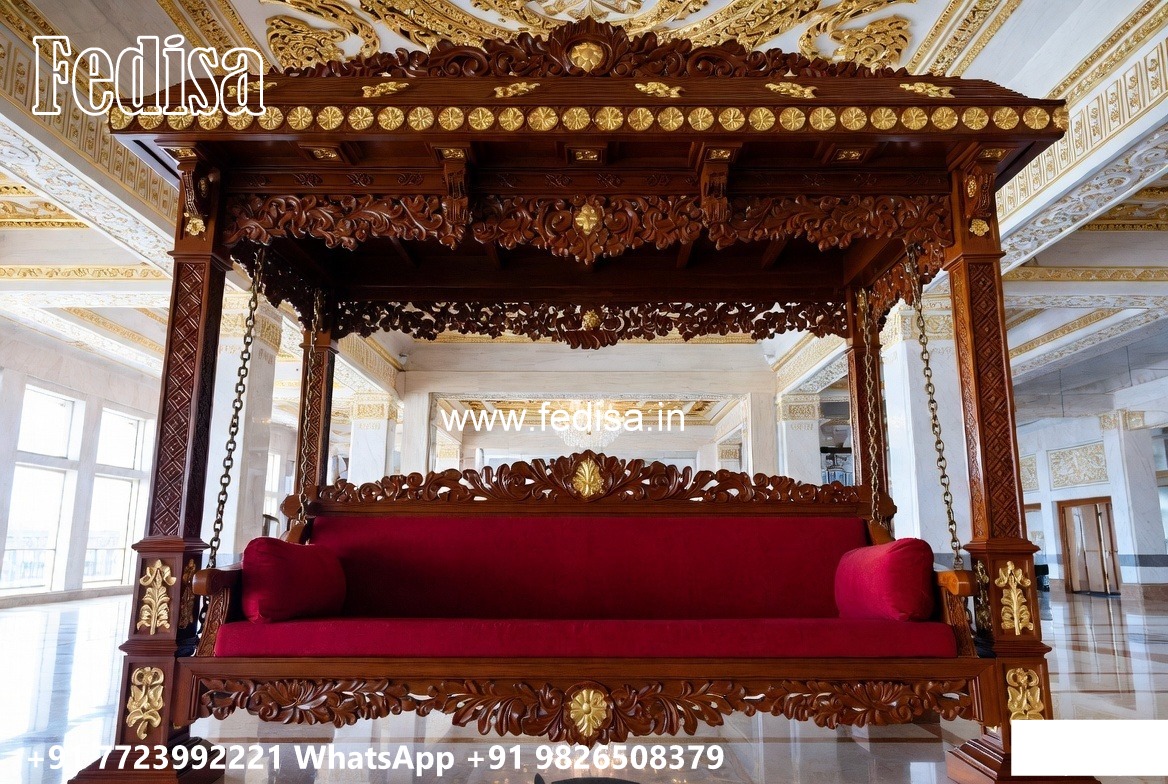 Wooden Swing Design for Elegant Family Sitting Space No-2793