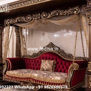 Wooden Swing Design with Elegant Hanging Rope Style No-2797