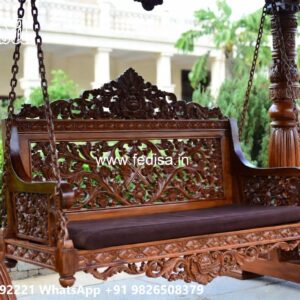 Wooden Swing Design with Luxury Teak Wood Finish No-2799