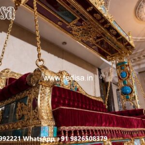 Luxury Swing Design with Decorative Floral Carvings No-2822