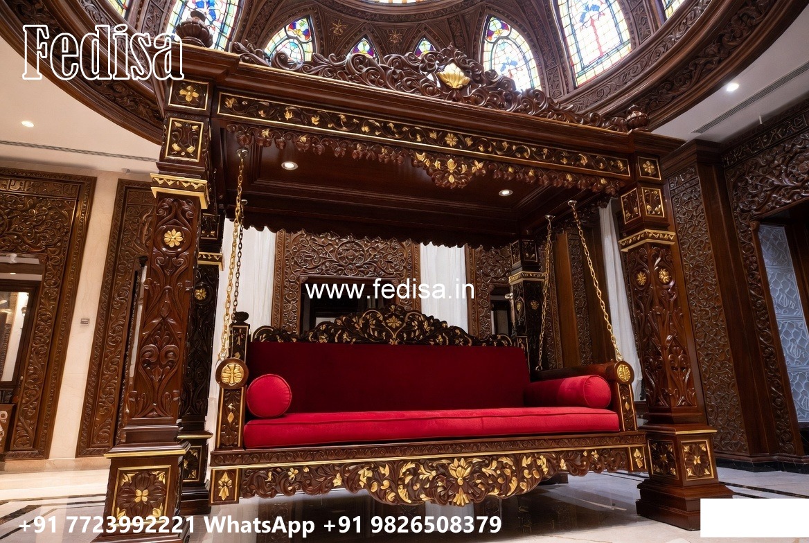Luxury Swing Design with Rich Teak Wood Texture No-2826