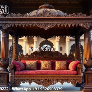 Luxury Swing Design with Artistic Wooden Patterns No-2837