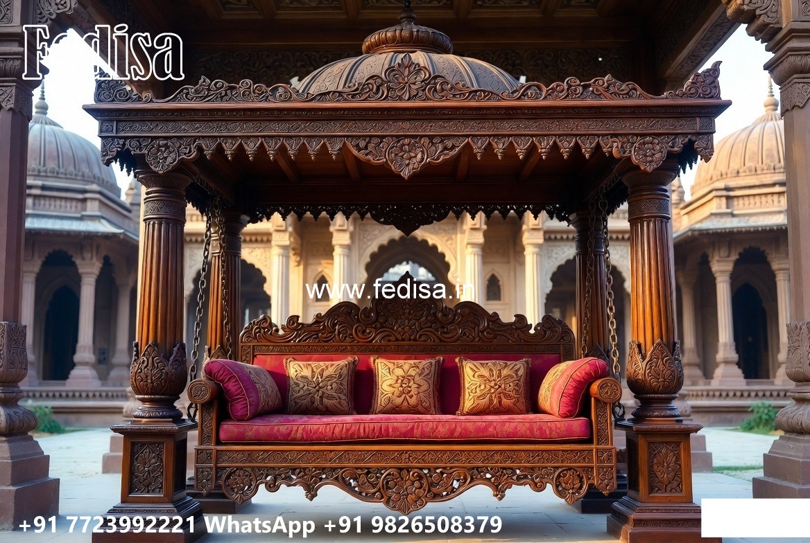 Luxury Swing Design with Artistic Wooden Patterns No-2837