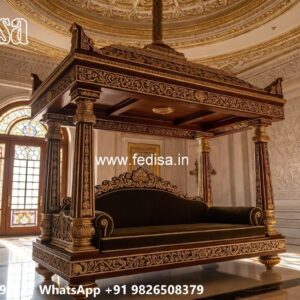Luxury Swing Design with Beautiful Carved Backrest No-2846