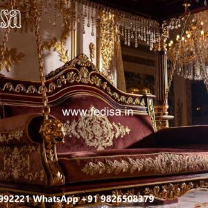 Luxury Swing Design with Rich Wooden Texture Finish No-2888