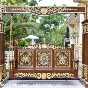 Premium Royal Swing Design with Antique Golden Finish No-3004