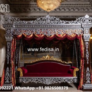 Handcrafted Royal Swing Design with Floral Carving Details No-3010