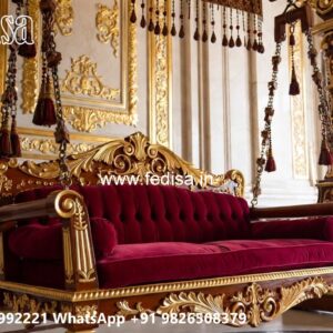 Antique Wood Carving Swing Design with Heritage Look No-3076