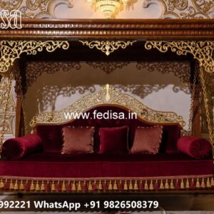 Indoor Wood Carving Swing Design with Premium Finish No-3077