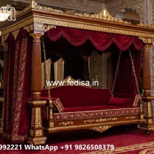 Royal Wood Carving Swing Design for Luxury Interior Styling No-3080