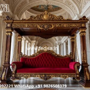 Wood Carving Swing Design with Antique Wooden Texture No-3090