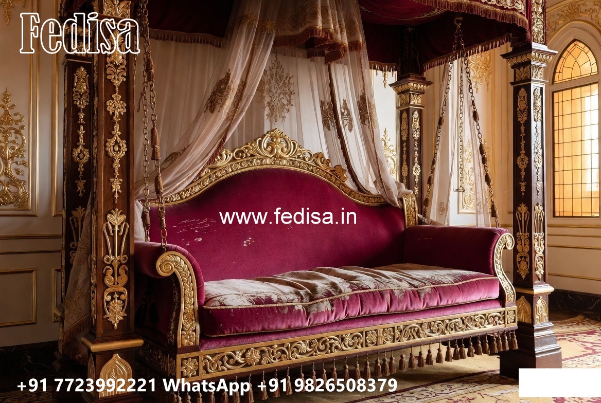 Premium Wood Carving Swing Design for Spacious Halls No-3093