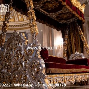 Wood Carving Swing Design with Elegant Decorative Finish No-3098
