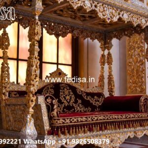 Indoor Wood Carving Swing Design for Comfortable Seating No-3104