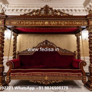 Decorative Wood Carving Swing Design with Artistic Finish No-3105