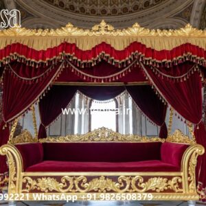 Handcrafted Wood Carving Swing Design for Elegant Hall Decor No-3111