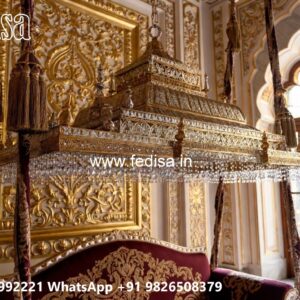 Beautiful Wood Carving Swing Design with Antique Charm No-3114