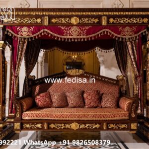 Luxury Wood Carving Swing Design with Palace Inspired Look No-3117