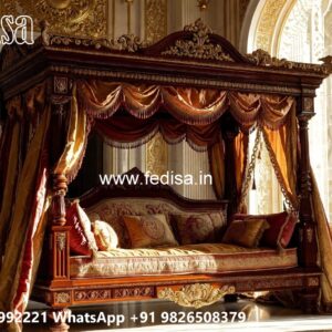 Traditional Wood Carving Swing Design with Elegant Finish No-3121