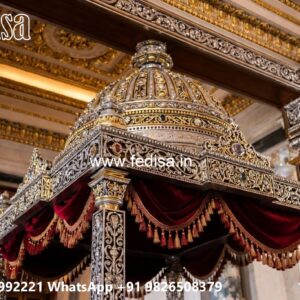 Luxury Wood Carving Swing Design for Stylish Living Spaces No-3124