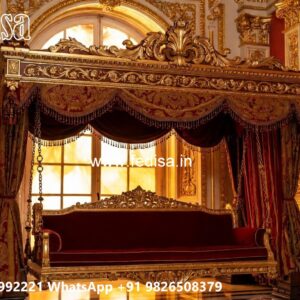 Royal Wood Carving Swing Design with Decorative Detailing No-3127