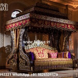 Premium Wood Carving Swing Design with Wooden Elegance No-3131