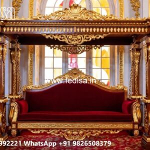Elegant Wood Carving Swing Design for Heritage Villas No-3138