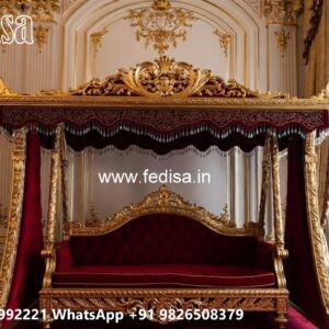 Wood Carving Swing Design with Beautiful Handcrafted Finish No-3144