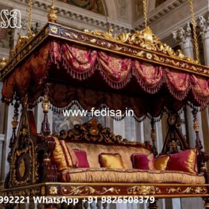 Traditional Wood Carving Swing Design with Elegant Details No-3145