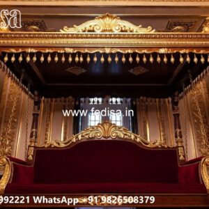 Wooden Swing Design with Rich Teak Wood Texture No-3186