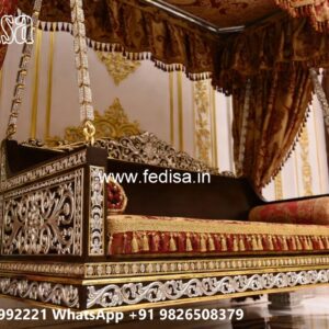 Wooden Swing Design with Intricate Handcrafted Details No-3192
