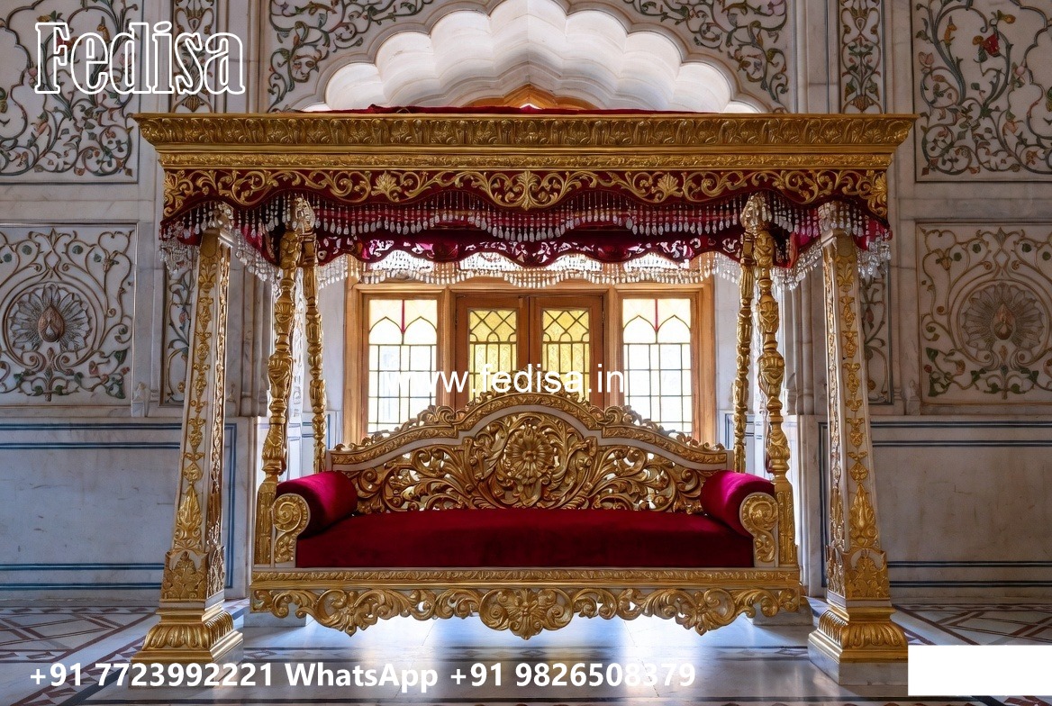 Elegant Wooden Swing Design for Family Relaxation Space No-3196