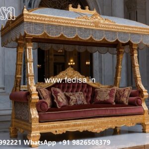 Luxury Wooden Swing Design with Decorative Chains No-3220