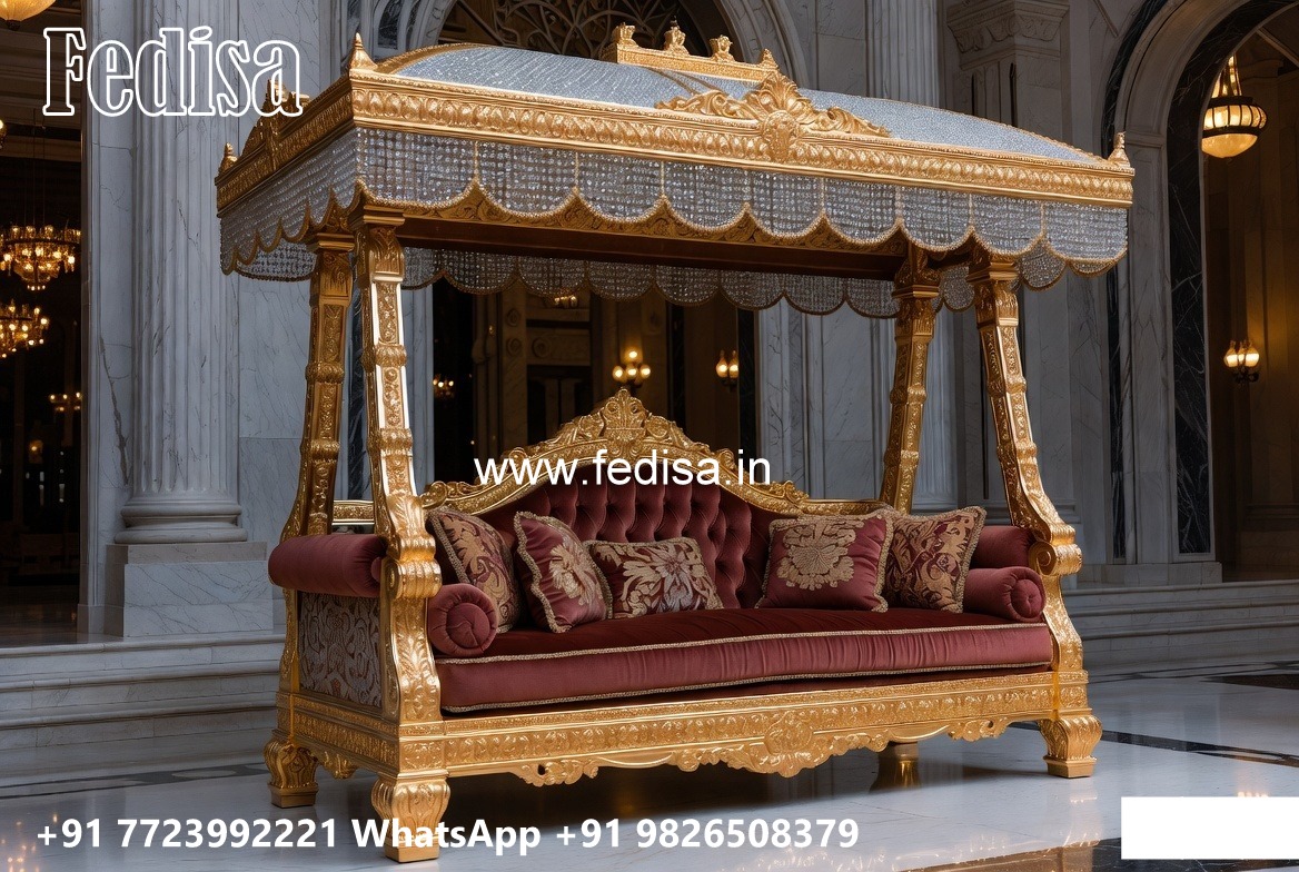 Luxury Wooden Swing Design with Decorative Chains No-3220