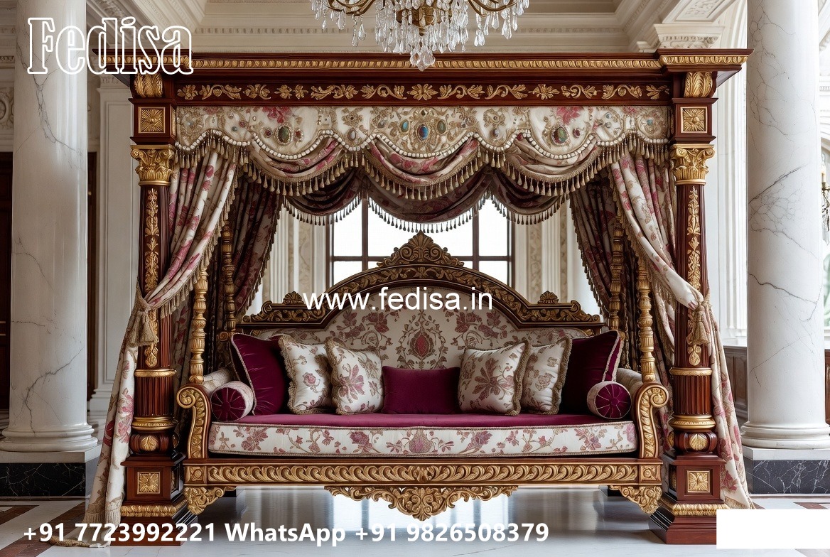 Wooden Swing Design with Beautiful Decorative Finish No-3237