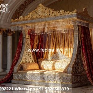 Wooden Swing Design with Traditional Indian Touch No-3242