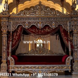 Stylish Wooden Swing Design for Indoor Comfort Area No-3246