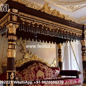 Wooden Swing Design with Elegant Hanging Rope Style No-3247